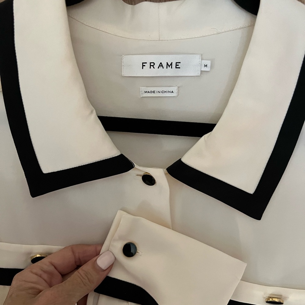 Frame Silk Blouse classic EUC Medium